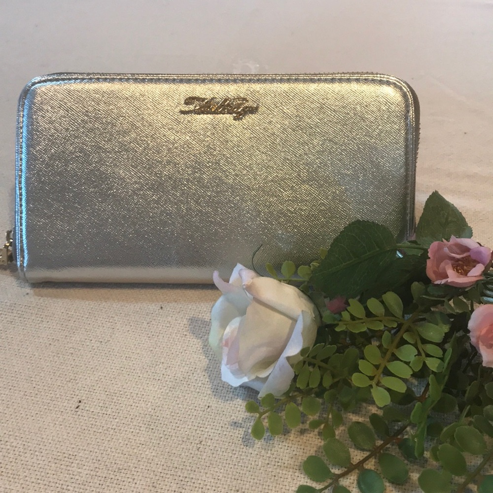 ⭐️NWT Beautiful Silver Clutch Purse⭐️